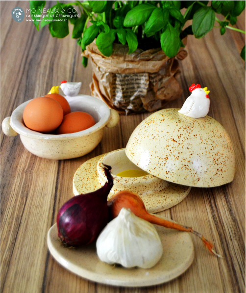 Poules en cuisine