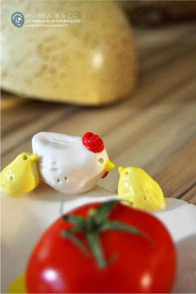 Poules en cuisine