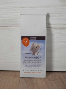 Moustachu(e)? - Thé noir parfumé pistache Moineaux & Co
