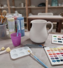 atelier peinture sur céramique Quimper